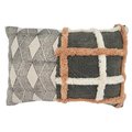 Saro Lifestyle SARO 7141.M1624BC 16 x 24 in. Oblong Printed & Tufted Throw Pillow Cover 7141.M1624BC